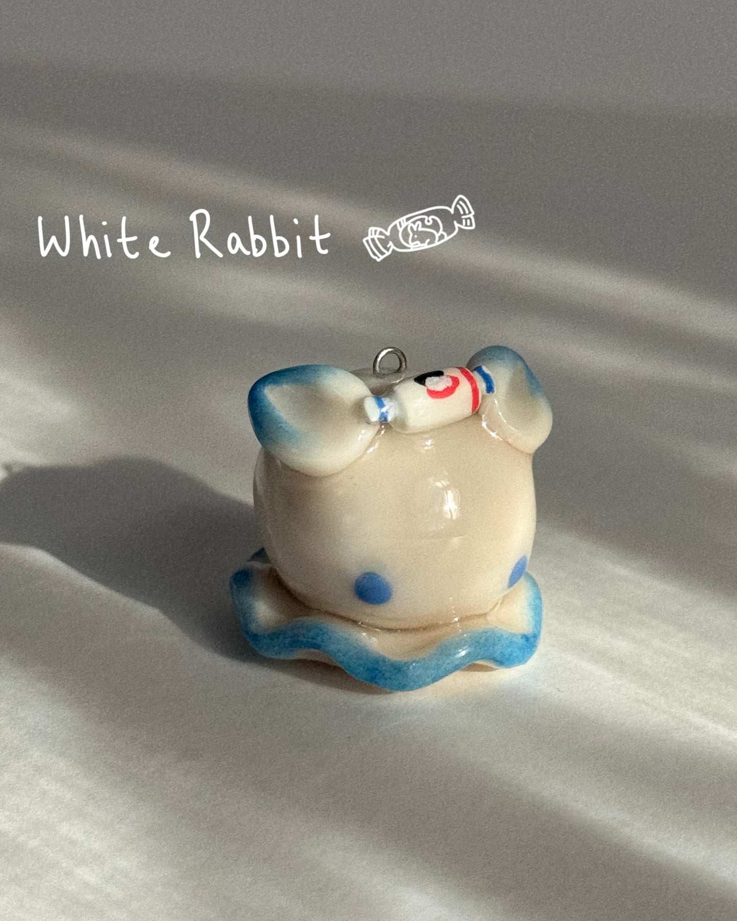 sea bunny dessert keychain