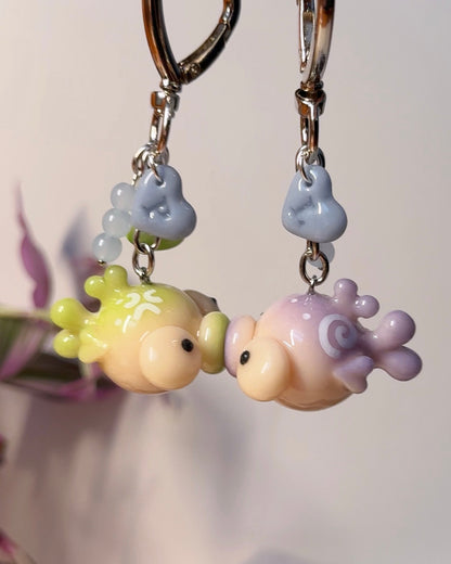 PREORDER Original Kissy Fish Keychain Pair Customizable (Ships Sept 15–Oct 1)