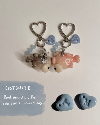 PREORDER Original Kissy Fish Keychain Pair Customizable (Ships Sept 15–Oct 1)
