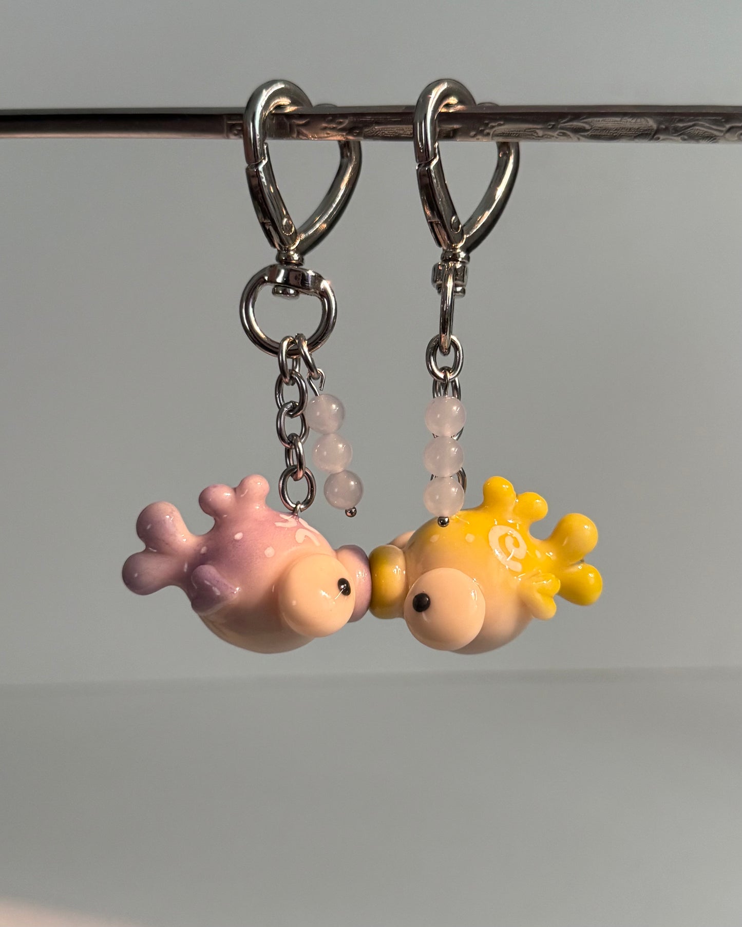 PREORDER Original Kissy Fish Keychain Pair Customizable (Ships Sept 15–Oct 1)
