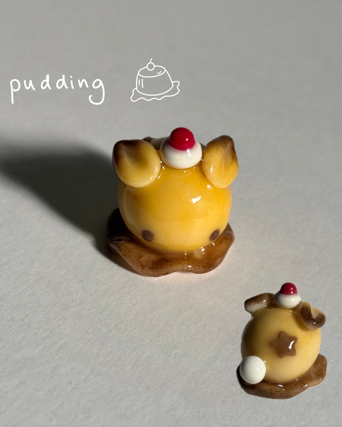 sea bunny dessert keychain