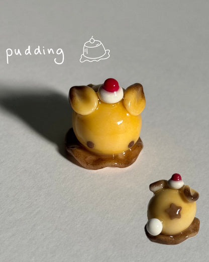 sea bunny dessert keychain