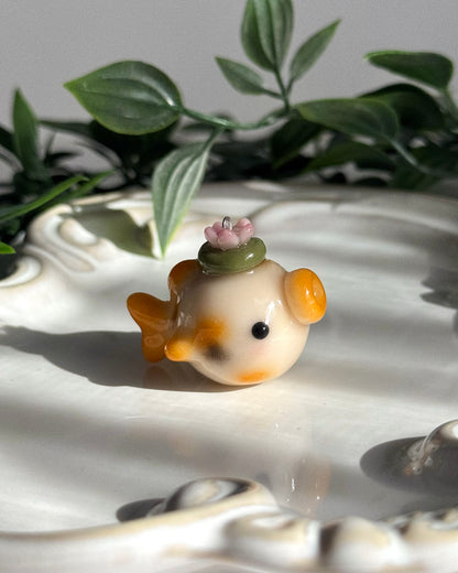 lily pad winnie keychain