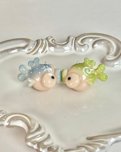 PREORDER Original Kissy Fish Keychain Pair Customizable (Ships Sept 15–Oct 1)